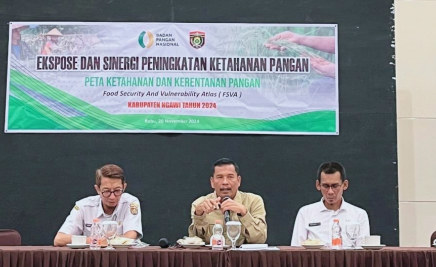 DKPP Ngawi Perkuat Ketahanan Pangan, Hasil Analisis FSVA Jadi Acuan Kebijakan