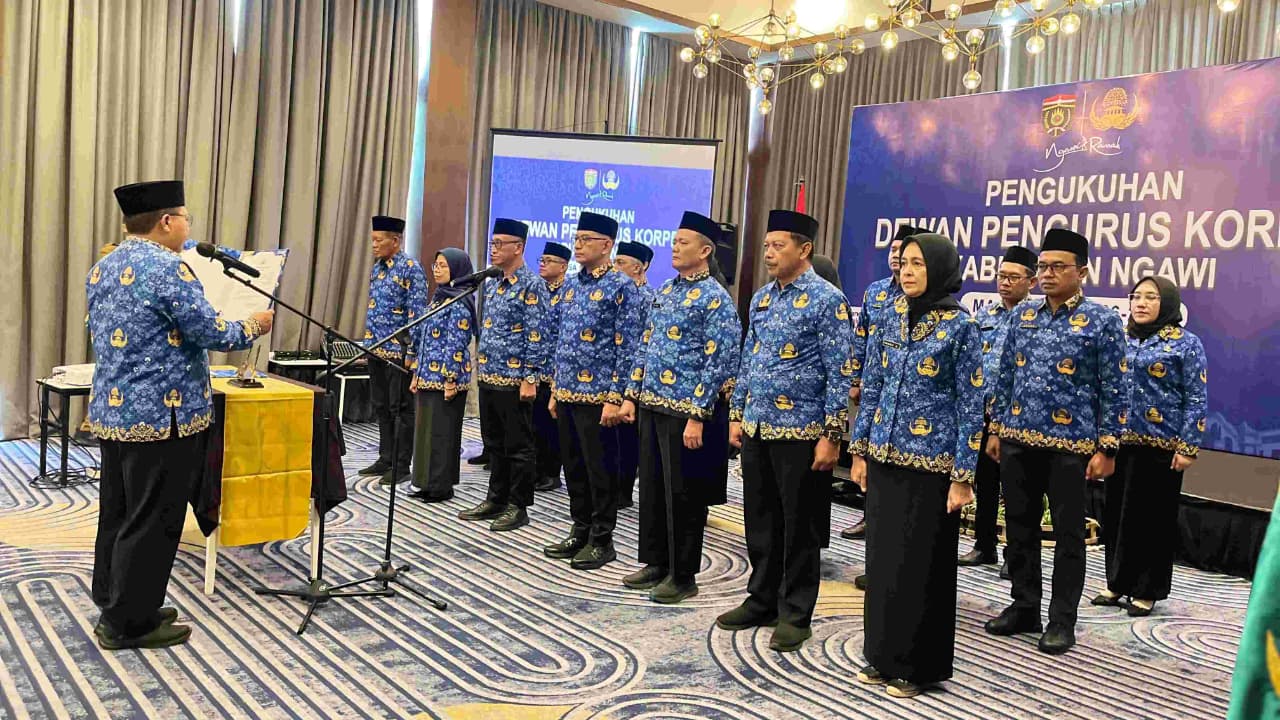 Pengurus Baru KORPRI Ngawi Didorong Tingkatkan Kinerja ASN